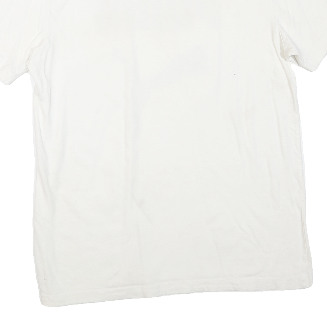 PUMA Mens White L Cotton Blend Graphic T-Shirt Short Sleeve Crew Neck Sport