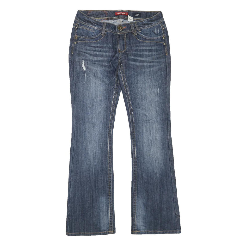 UNIONBAY Womens Jeans Blue Regular Bootcut Denim Medium W32 L32 Stylish