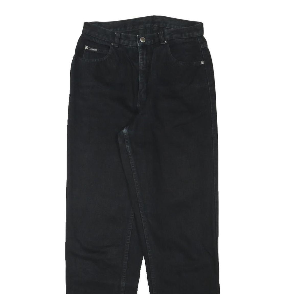 TEDDYS Womens Black Relaxed Straight Denim Medium W27 L31 Comfortable Fit Jeans