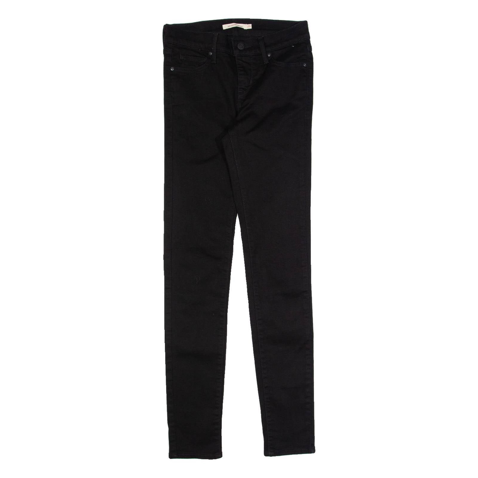 LEVI'S 311 Shaping Womens Trousers Black Slim Skinny W25 L30