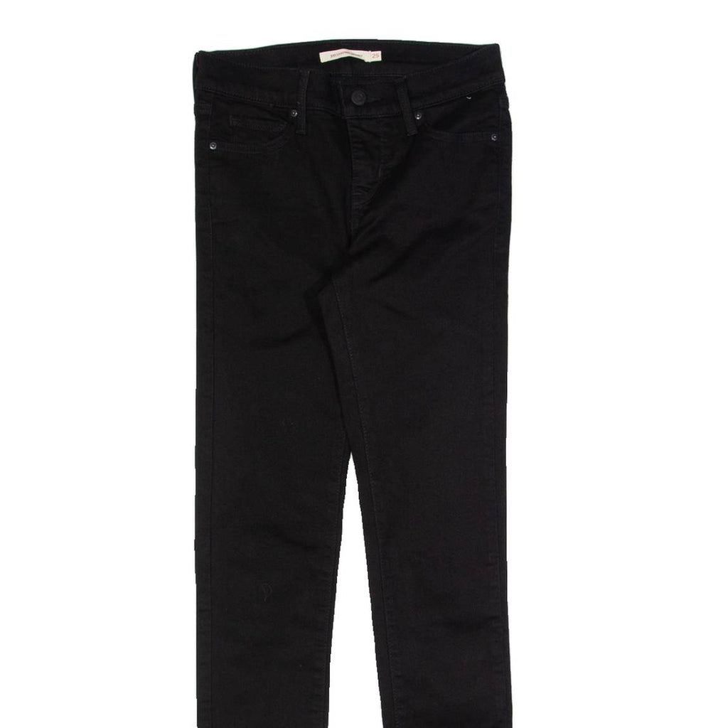 LEVI'S 311 Shaping Womens Trousers Black Slim Skinny W25 L30