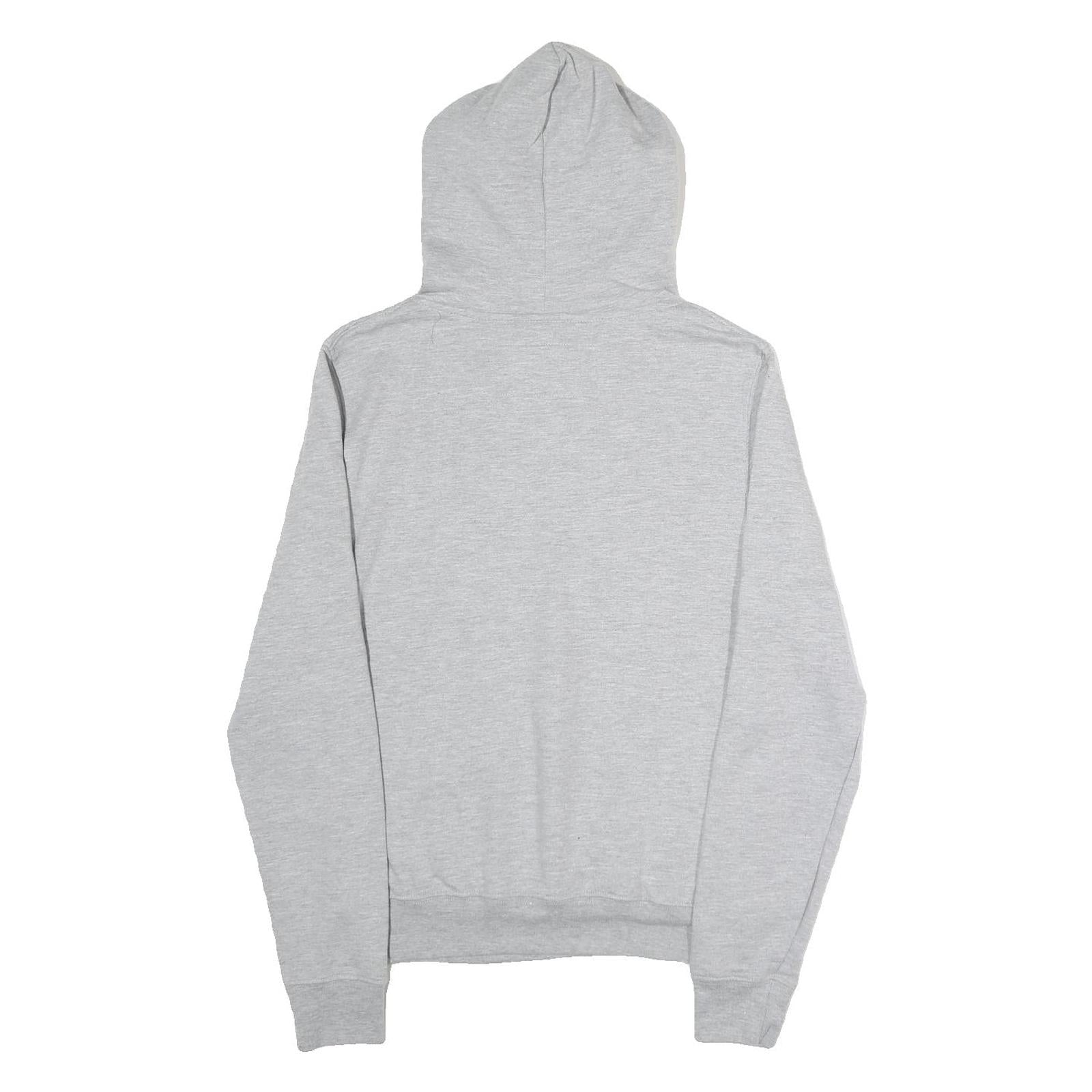 HARD ROCK CAFE Mens Grey Hoodie S Santiago Logo Cotton Casual Pullover