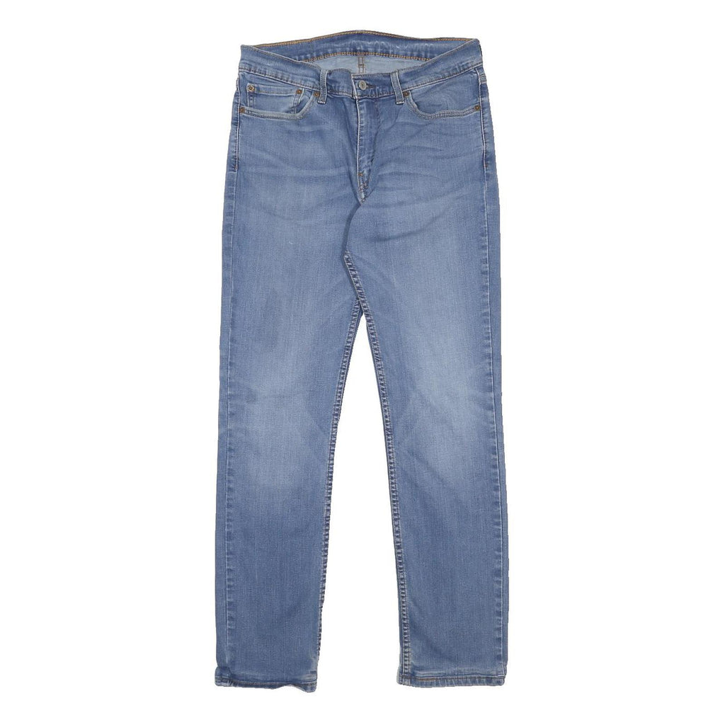 LEVI'S 511 Mens Slim Light Blue Denim Jeans W32 L30 Cotton Blend Zip Slim Fit