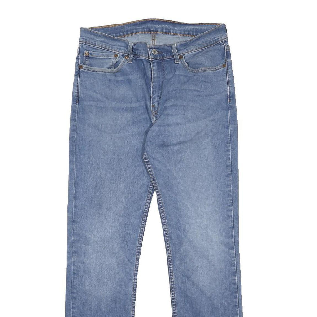 LEVI'S 511 Mens Slim Light Blue Denim Jeans W32 L30 Cotton Blend Zip Slim Fit