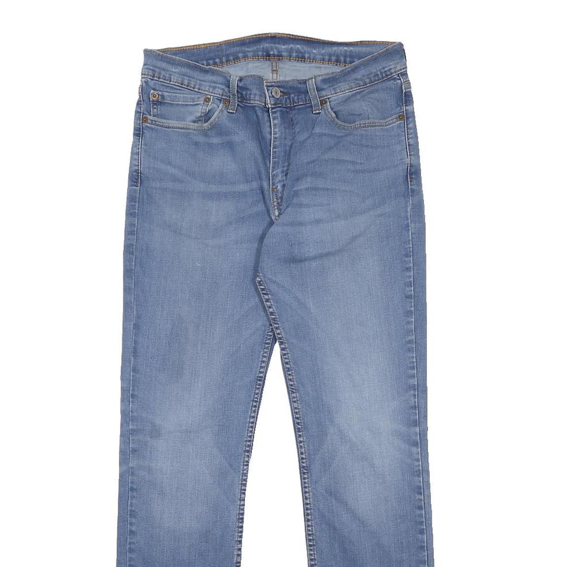 LEVI'S 511 Mens Slim Light Blue Denim Jeans W32 L30 Cotton Blend Zip Slim Fit