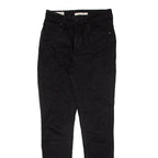 LEVI'S 721 BIG E High Rise Womens Jeans Black Slim Skinny W26 L28