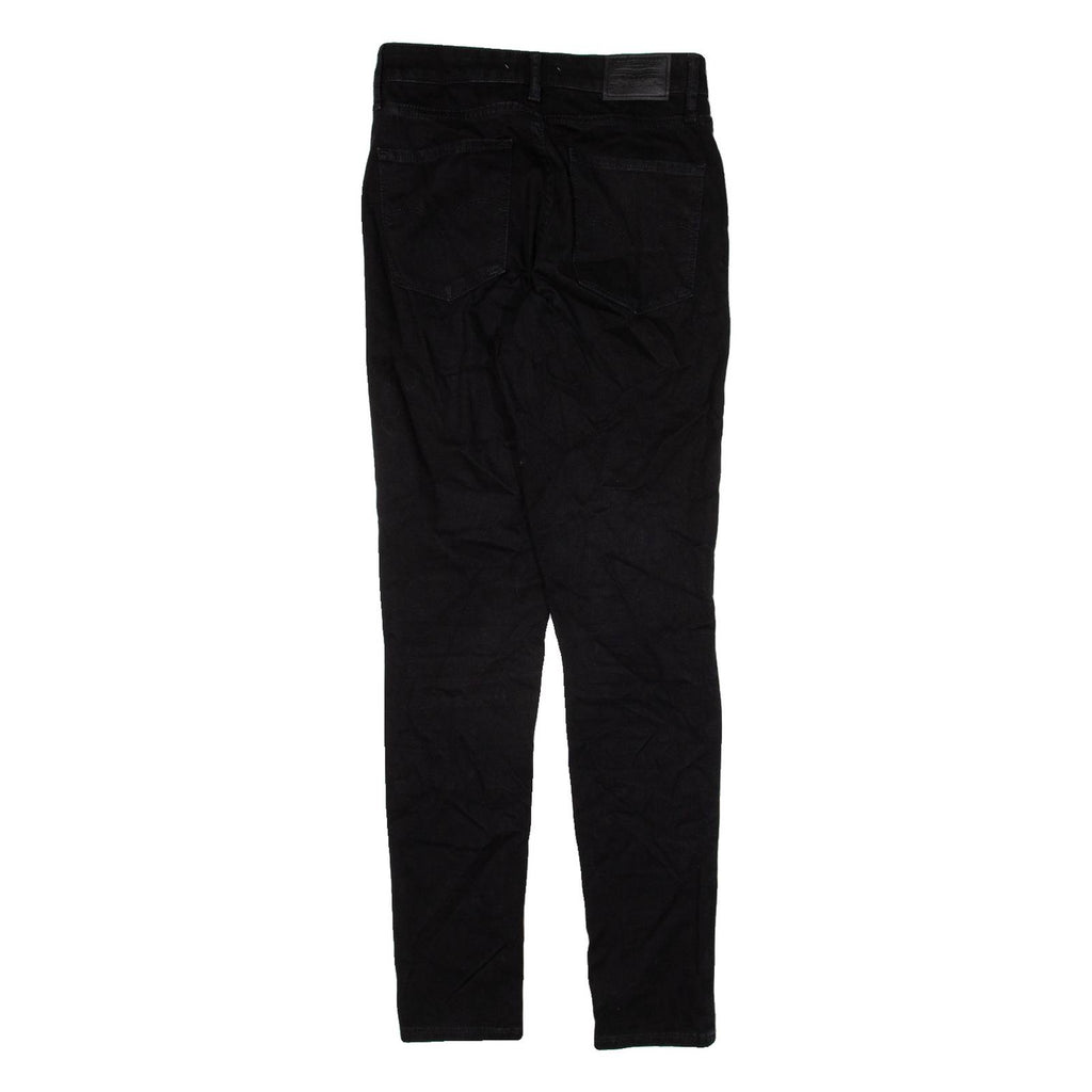 LEVI'S 721 BIG E High Rise Womens Jeans Black Slim Skinny W26 L28