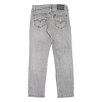 LEVI'S 511 Jeans Mens Grey Slim Straight W29 L30