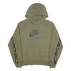 NIKE Womens Green Hoodie XL Nike Air Pullover Cotton Blend Casual Sweatshirt