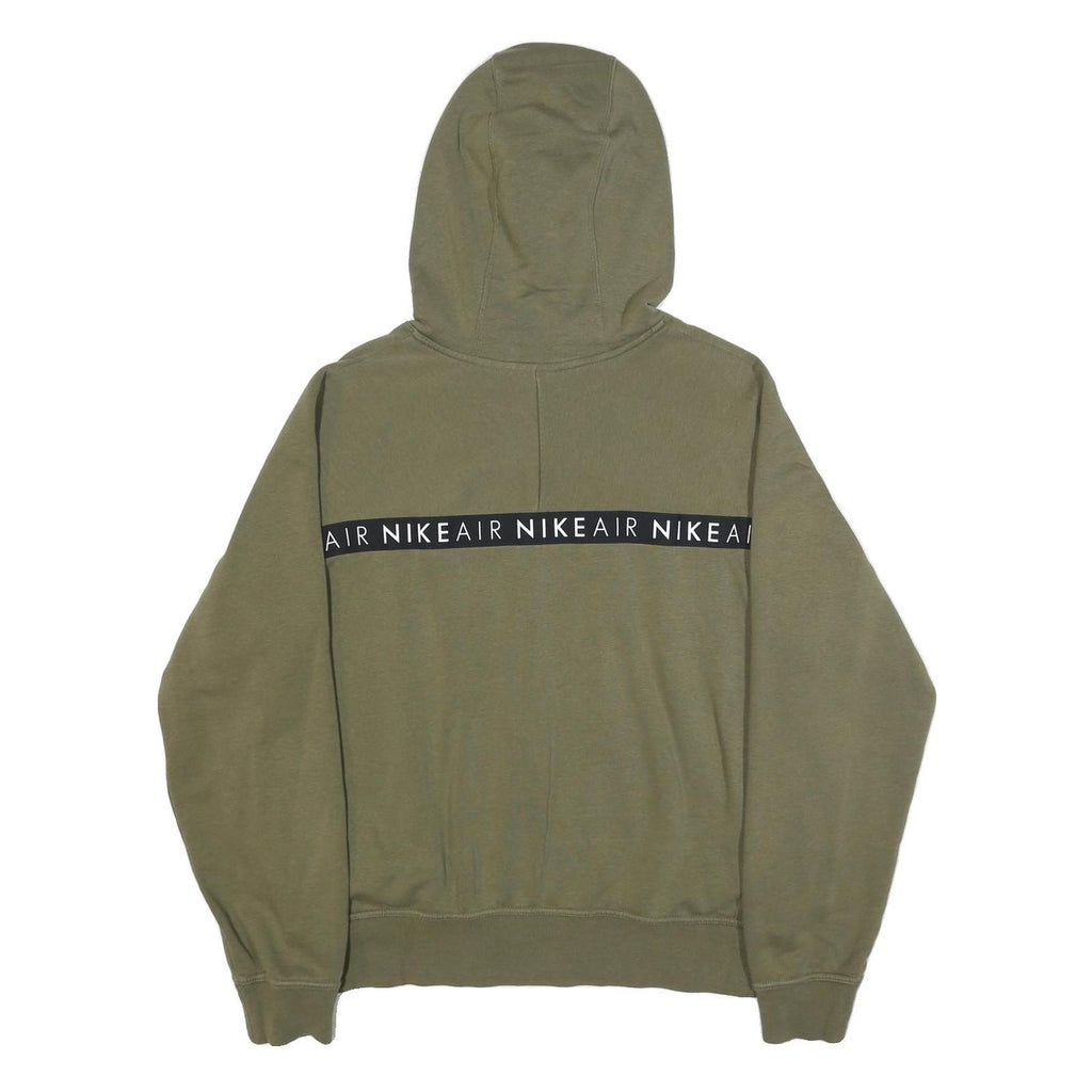 NIKE Womens Green Hoodie XL Nike Air Pullover Cotton Blend Casual Sweatshirt