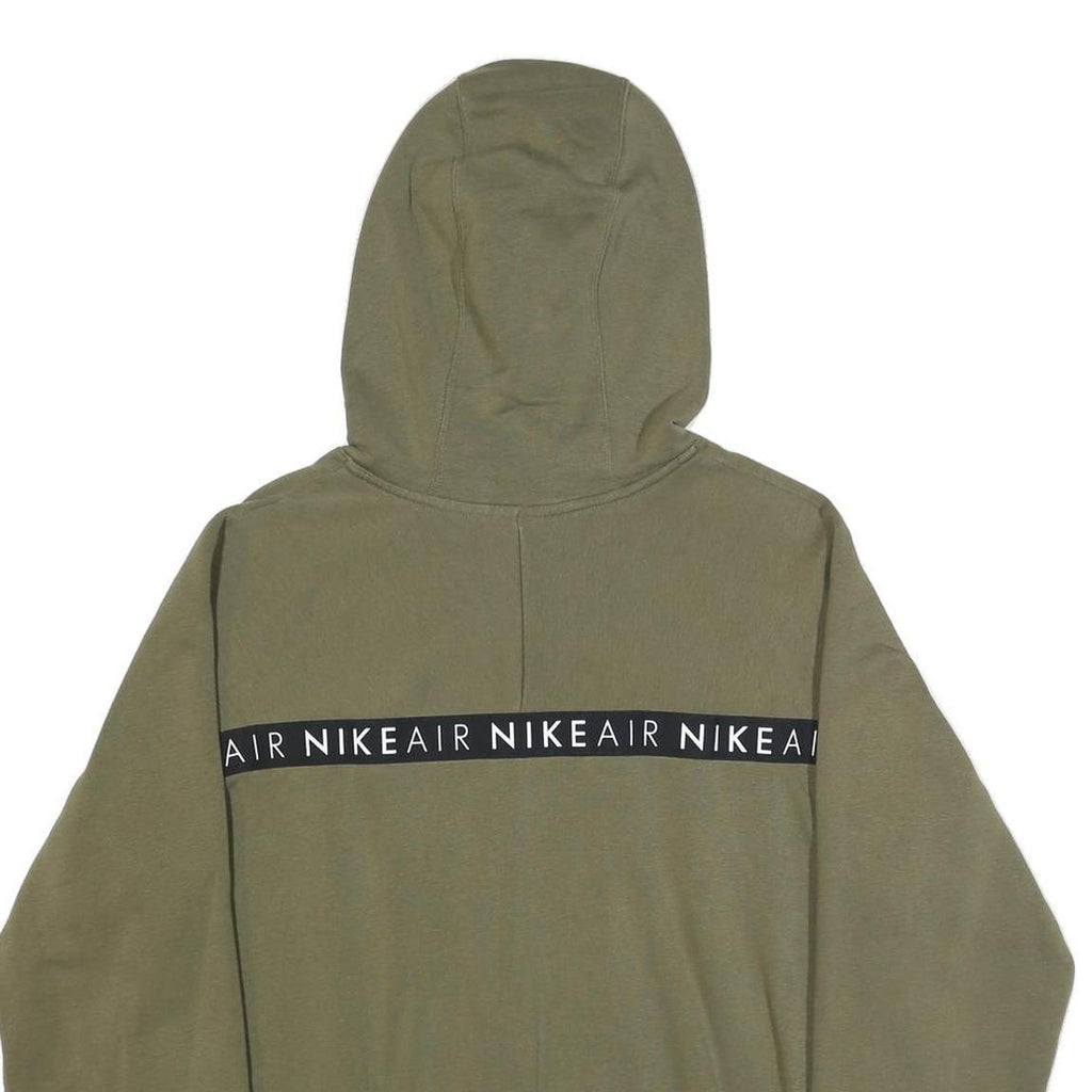 NIKE Womens Green Hoodie XL Nike Air Pullover Cotton Blend Casual Sweatshirt