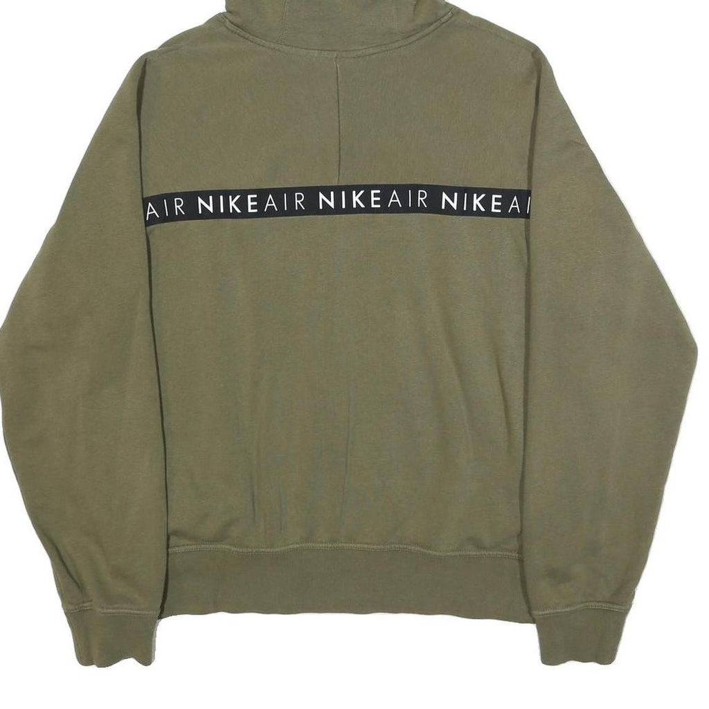 NIKE Womens Green Hoodie XL Nike Air Pullover Cotton Blend Casual Sweatshirt