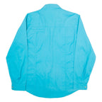 MIX Womens Plain Shirt Blue Long Sleeve M