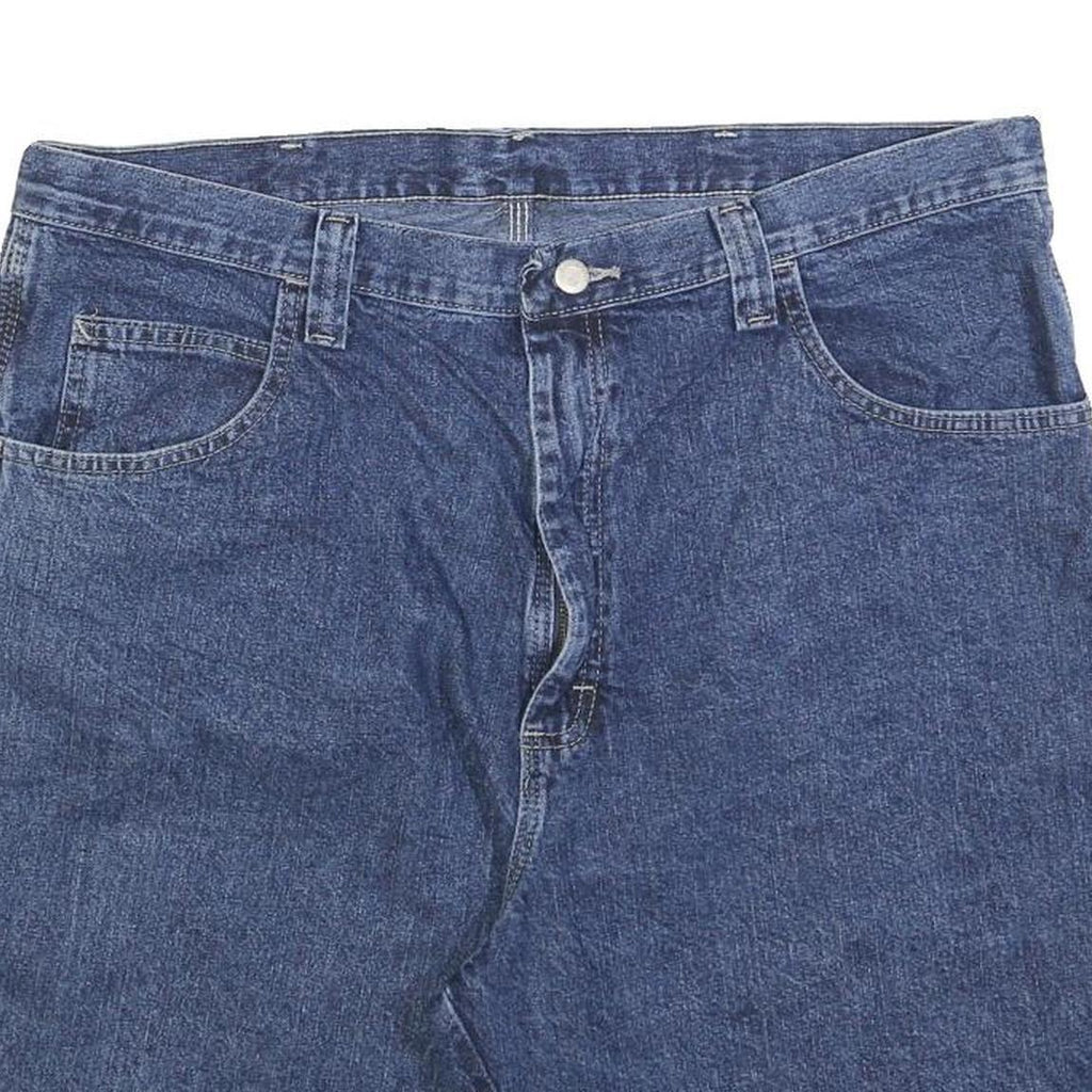WRANGLER Mens Denim Blue Casual Shorts XL W38 Cotton Blend Comfortable Fit