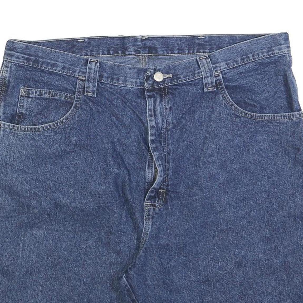 WRANGLER Mens Denim Blue Casual Shorts XL W38 Cotton Blend Comfortable Fit