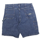 WRANGLER Mens Denim Blue Casual Shorts XL W38 Cotton Blend Comfortable Fit