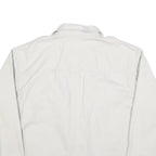 COLUMBIA Mens White Cotton Blend Button Jacket XL Plain Casual Outdoor Wear