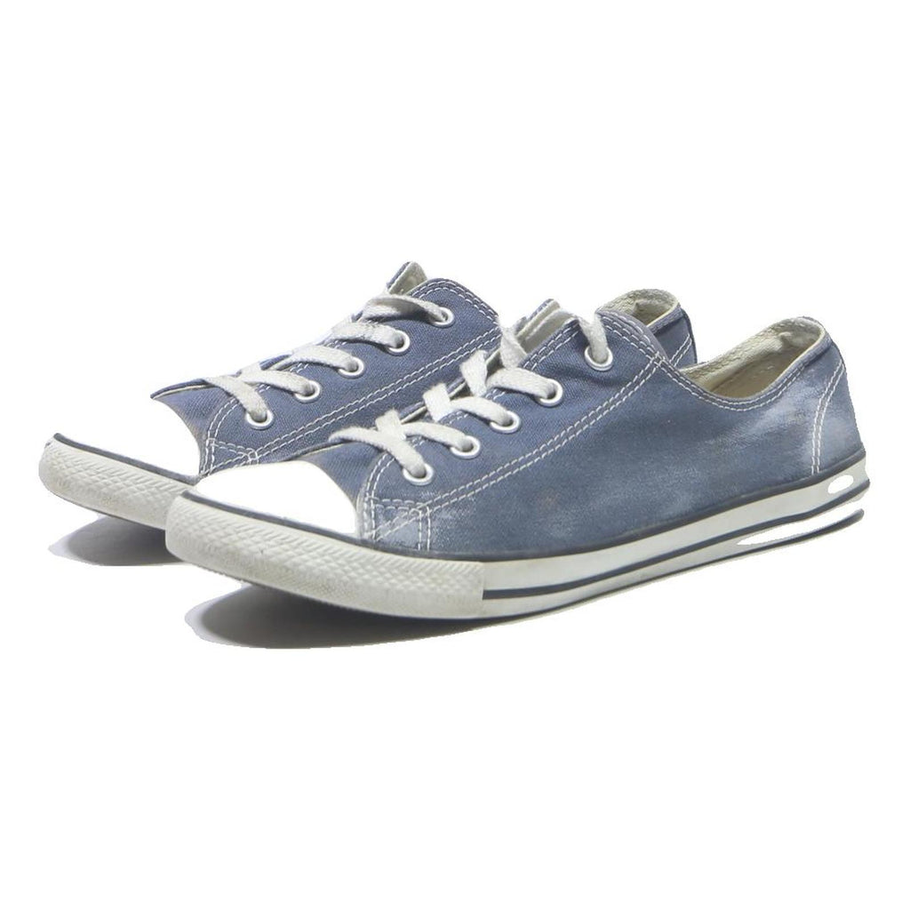CONVERSE Chuck Taylor Womens Low Top Trainers Blue Canvas UK 5.5 Classic Casual