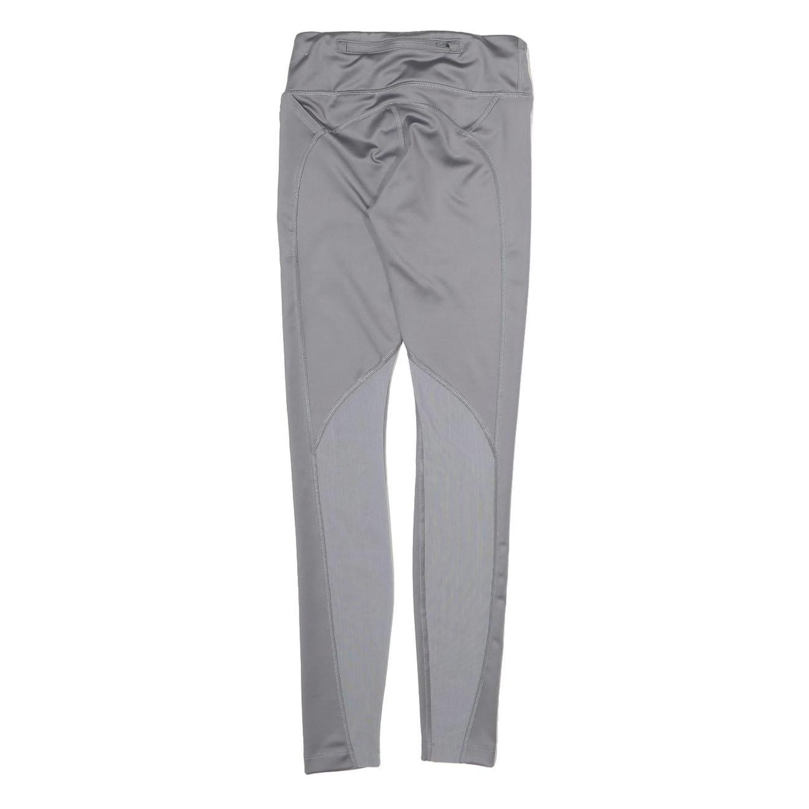 NIKE Womens Joggers Grey Slim Tapered XS W22 L26 Stretch Activewear Leggings