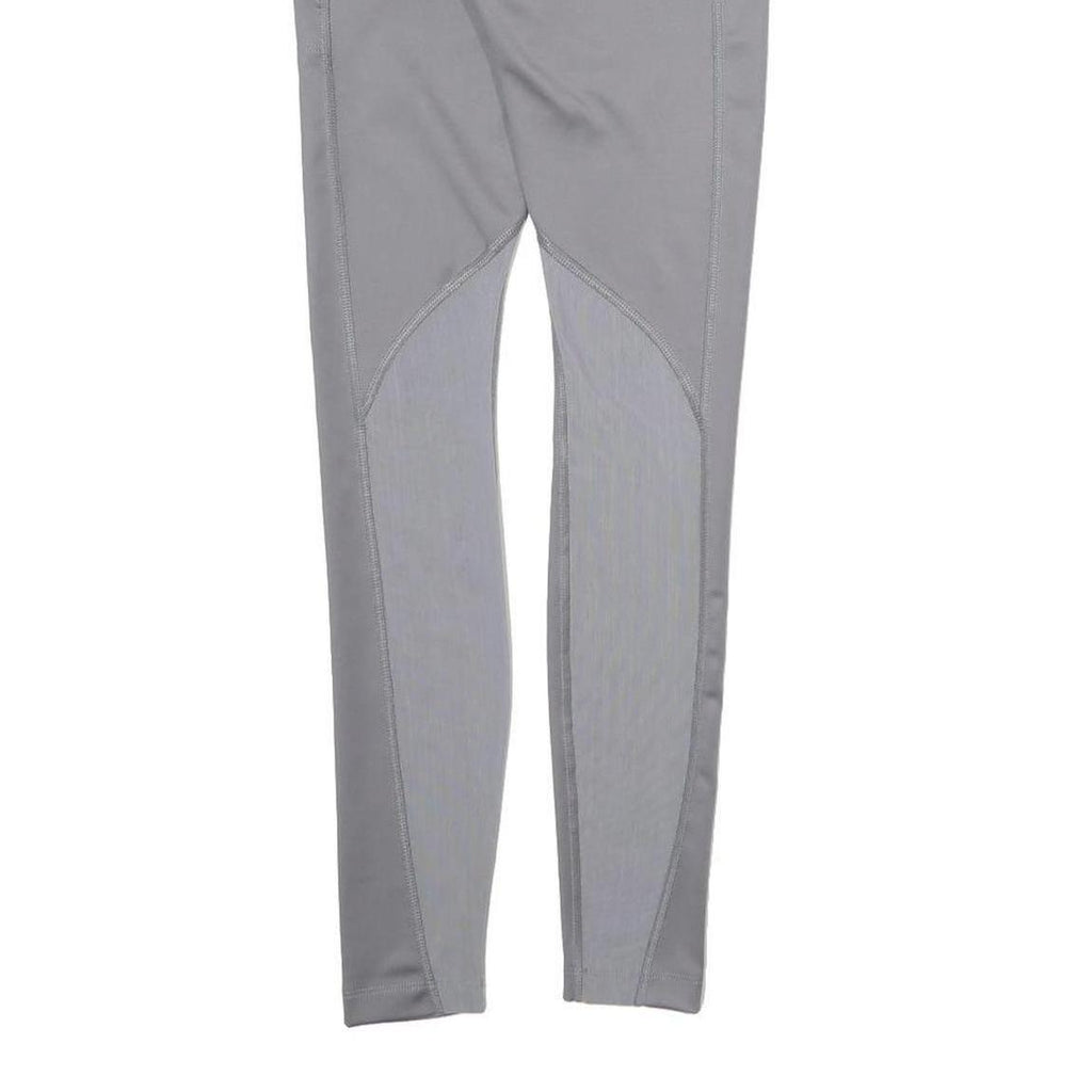 NIKE Womens Joggers Grey Slim Tapered XS W22 L26 Stretch Activewear Leggings