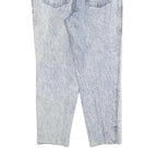 B&J Womens Jeans Blue Regular Straight Denim Light W30 L25 Cotton Blend Zip