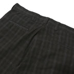 DICKIES Mens Black Check Casual Shorts L W36 Workwear Polyester Blend
