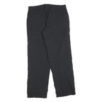 MAMMUT Lined Womens Black Relaxed Zip Trousers W34 L30 Outdoor Lightweight