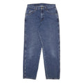 WRANGLER Womens Regular Fit Blue Denim Jeans W29 L28 Classic Cotton Zip