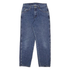 WRANGLER Womens Regular Fit Blue Denim Jeans W29 L28 Classic Cotton Zip