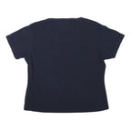 PUMA Womens Black Classic T-Shirt S Short Sleeve Crew Neck Cotton Blend