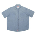 WRANGLER Mens Plain Shirt Blue XL