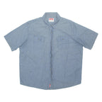 WRANGLER Mens Plain Shirt Blue XL