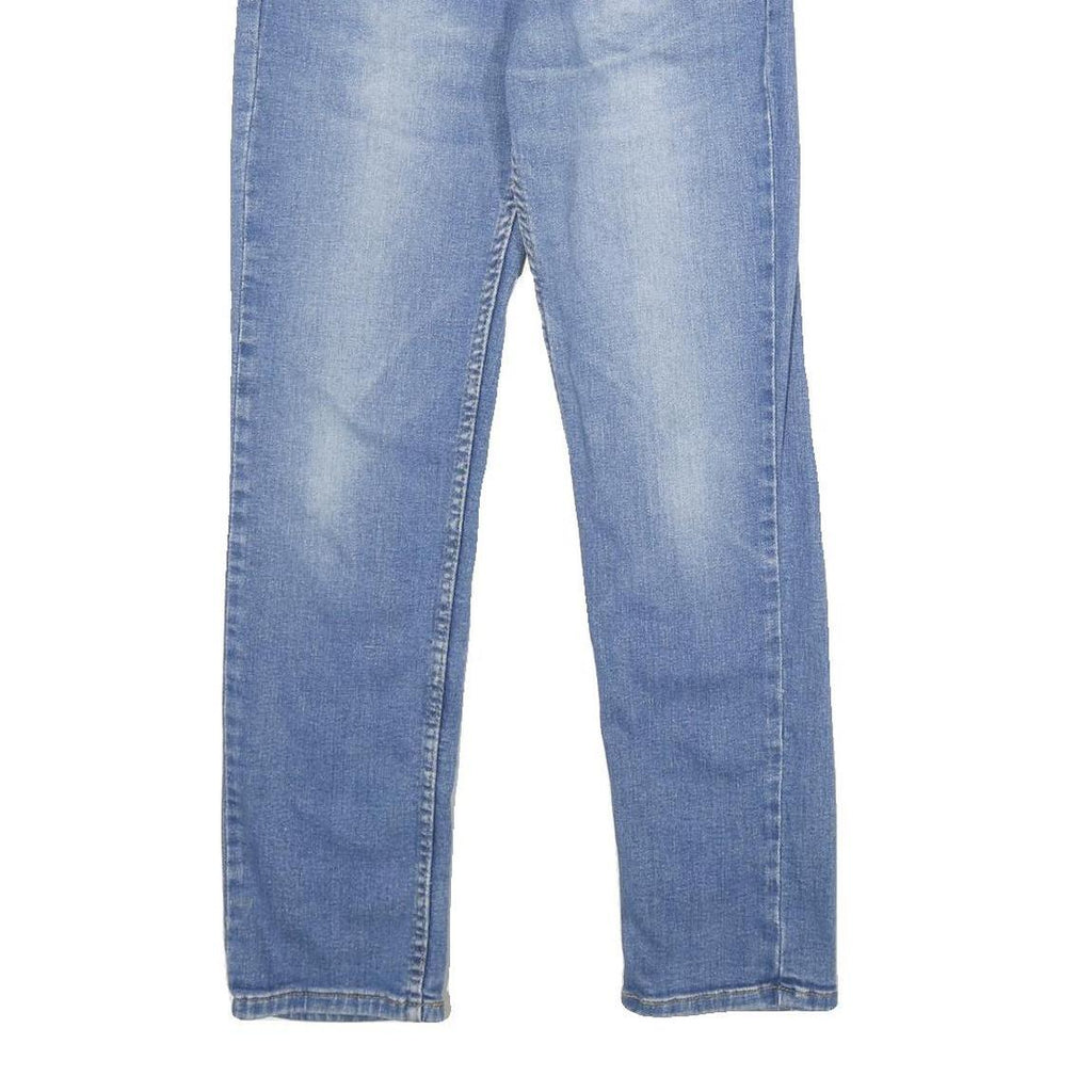 LEVI'S 511 Mens Slim Blue Denim Light W28 L30 Jeans Cotton Blend Zip Closure