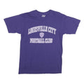 BLUE 84 Mens Purple & White Louisville City Football Club Graphic T-Shirt M