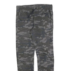 SKATE NATION Mens Cotton Blend Camouflage Slim Drawstring Trousers W30 L30