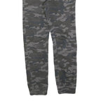 SKATE NATION Mens Cotton Blend Camouflage Slim Drawstring Trousers W30 L30