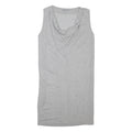 COS Womens Grey Day Viscose Blend Plain Sleeveless Midi XS Simple Elegant