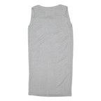 COS Womens Grey Day Viscose Blend Plain Sleeveless Midi XS Simple Elegant