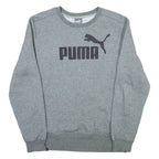 PUMA Mens Sweatshirt Grey Crew Neck M