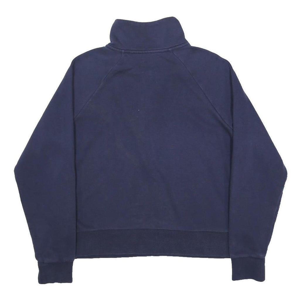 UNDER ARMOUR Womens Navy Blue Half Zip S Casual Athletic Sweatshirt