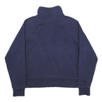 UNDER ARMOUR Womens Navy Blue Half Zip S Casual Athletic Sweatshirt