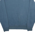 CHAMPION Mens Blue Crew Neck L Cotton Blend Sweatshirt Pullover Casual