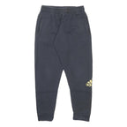 ADIDAS Womens Joggers Black & Gold Slim Tapered S W24 L26 Cotton Blend Casual