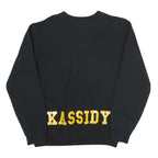 GILDAN Mens Black Luther College Senior Choir Crew Neck S Sweatshirt Printed