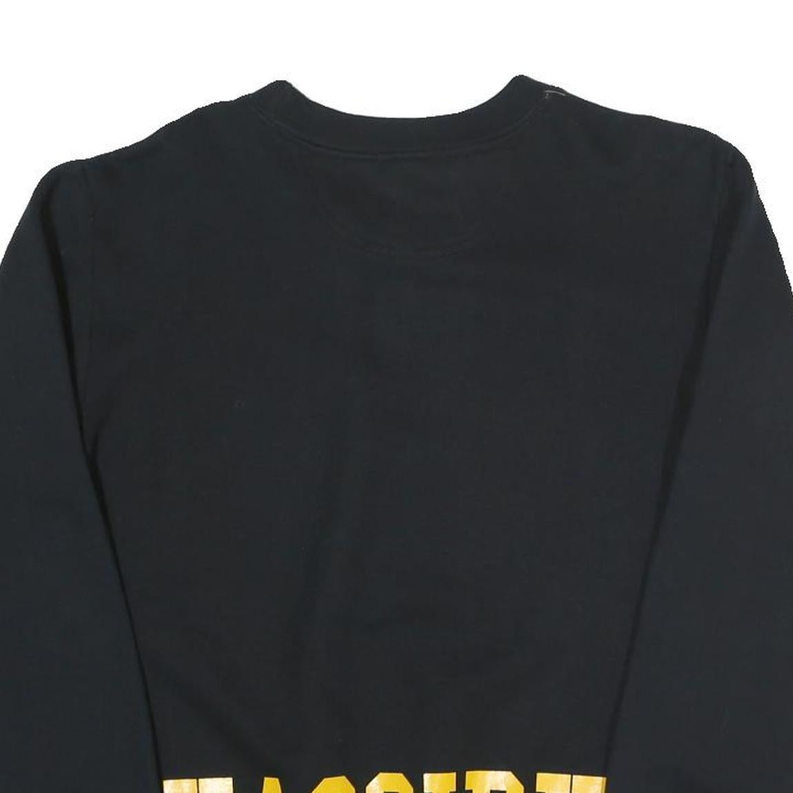 GILDAN Mens Black Luther College Senior Choir Crew Neck S Sweatshirt Printed