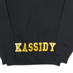 GILDAN Mens Black Luther College Senior Choir Crew Neck S Sweatshirt Printed