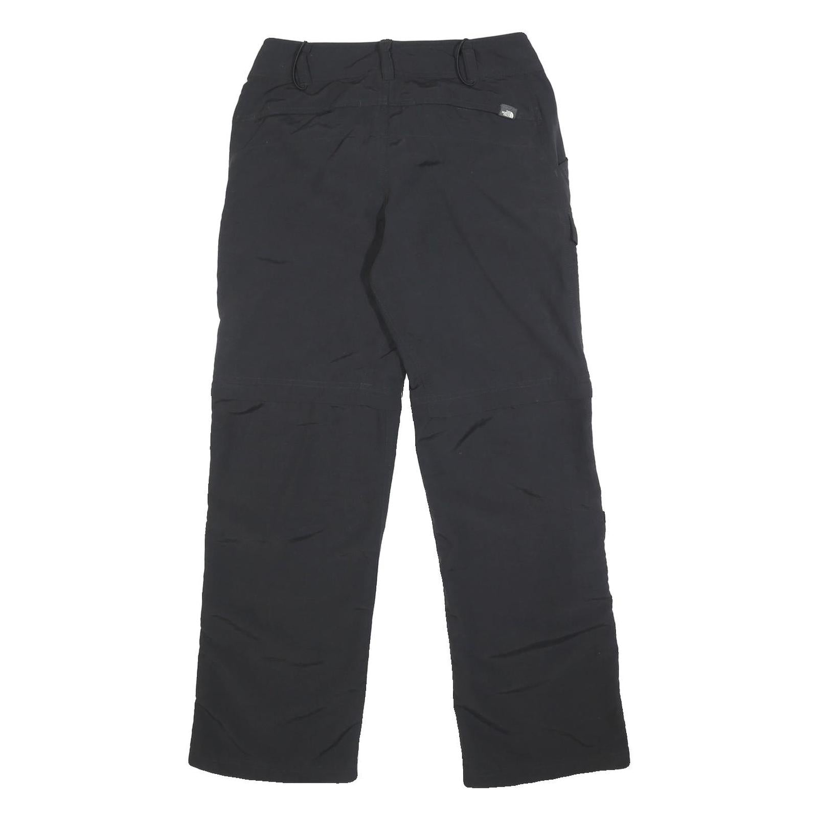THE NORTH FACE Womens Black Nylon Relaxed Straight Trousers W28 L30 Outdoor