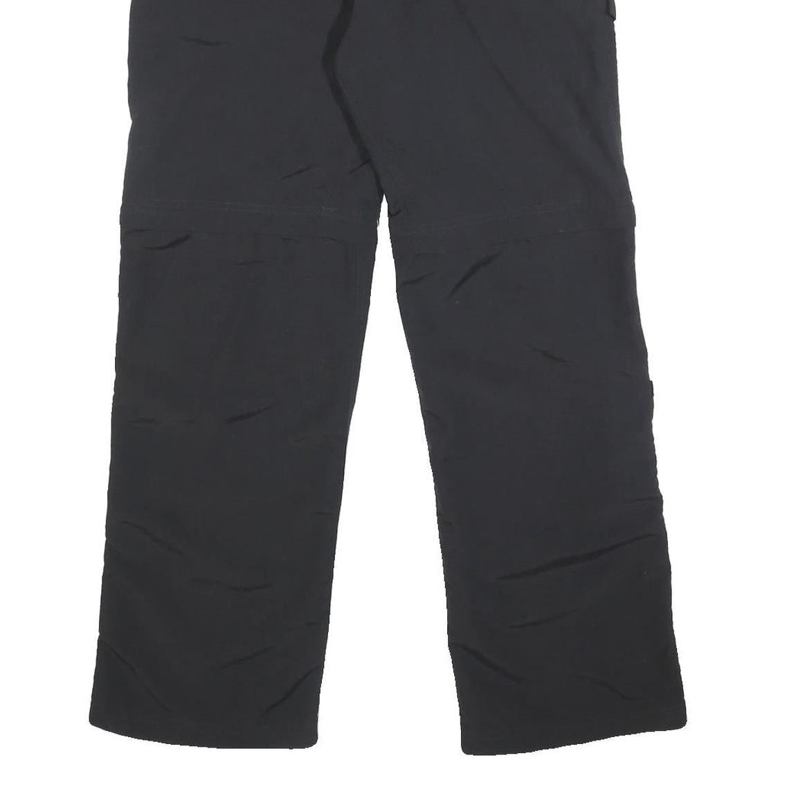 THE NORTH FACE Womens Black Nylon Relaxed Straight Trousers W28 L30 Outdoor