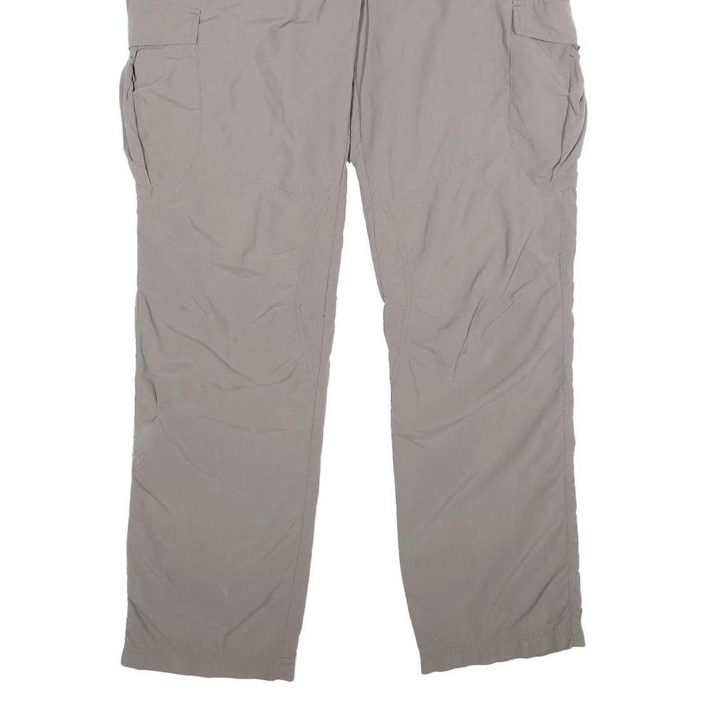 MAMMUT Womens Polyamide Regular Fit Beige Trousers W34 L34 Outdoor Casual Zip