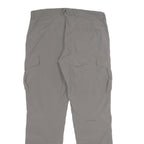 MAMMUT Womens Polyamide Regular Fit Beige Trousers W34 L34 Outdoor Casual Zip